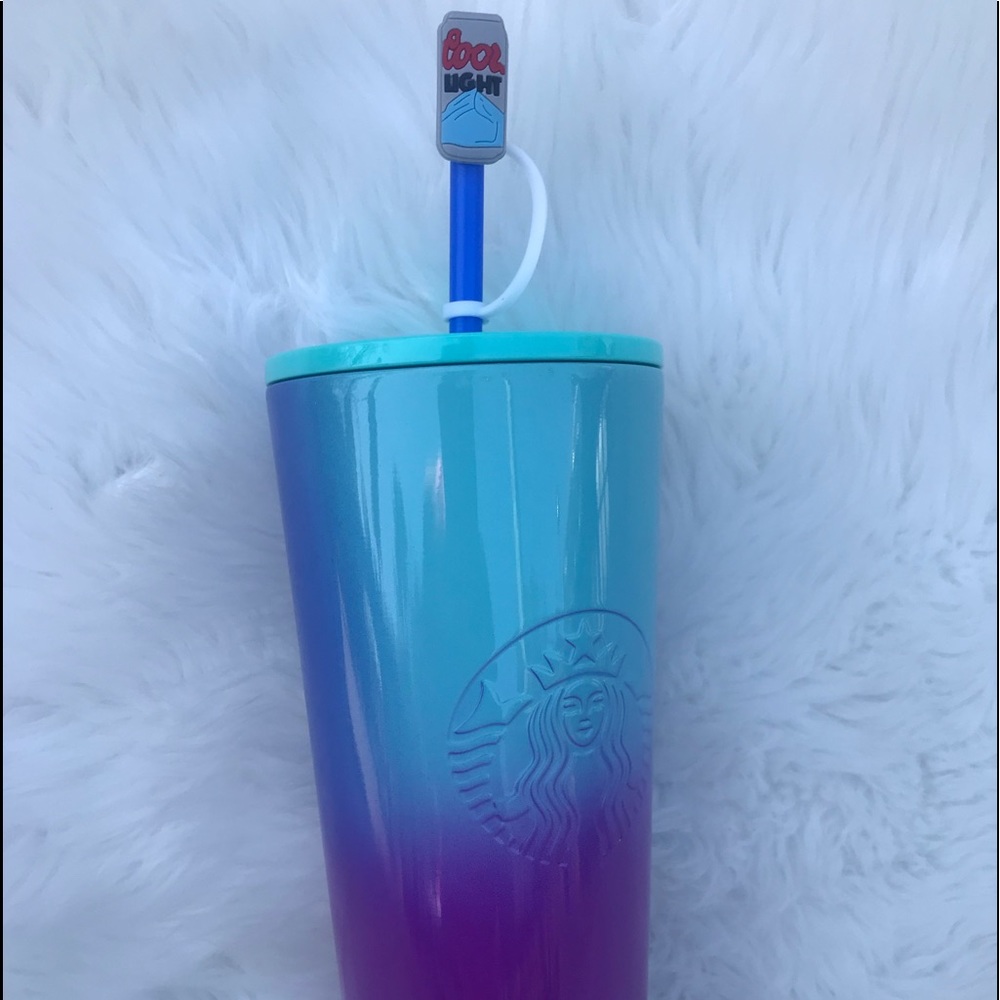 Starbucks 2022 teal & purple stainless steel cup